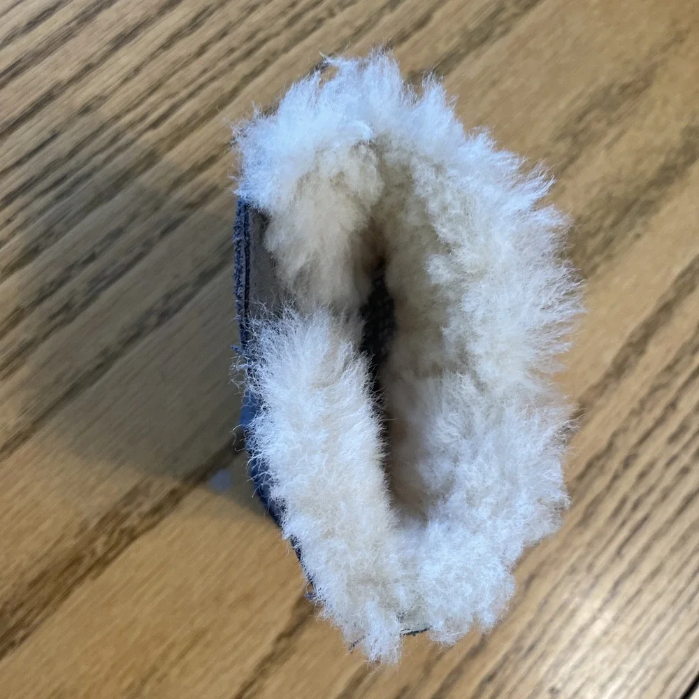INFANT BABY SIZE 0-1 XS Gray UGG‎ CADEN BOOTIE 1005198I SUEDE BOOTS